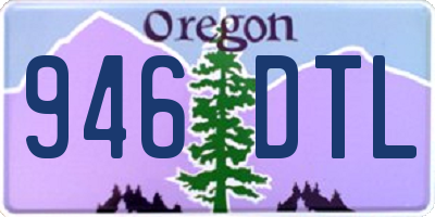 OR license plate 946DTL
