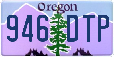 OR license plate 946DTP