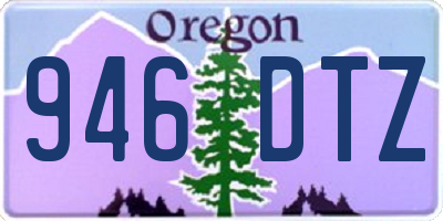 OR license plate 946DTZ