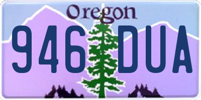 OR license plate 946DUA