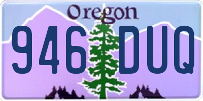 OR license plate 946DUQ