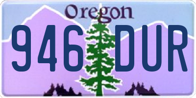OR license plate 946DUR