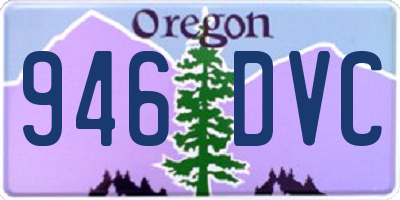 OR license plate 946DVC