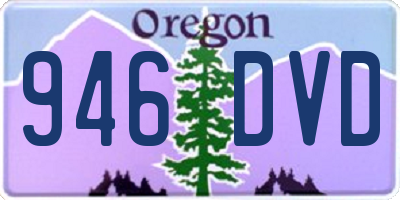 OR license plate 946DVD