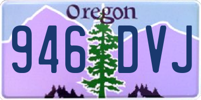 OR license plate 946DVJ