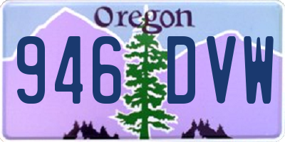 OR license plate 946DVW