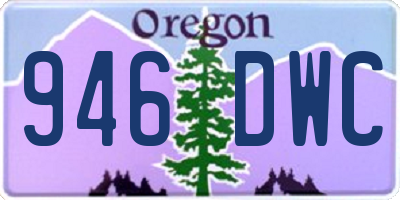 OR license plate 946DWC