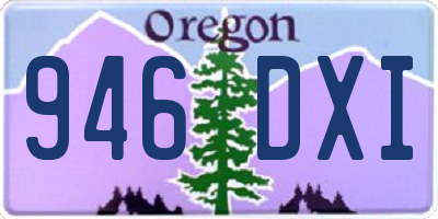 OR license plate 946DXI