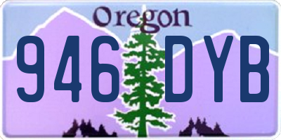 OR license plate 946DYB