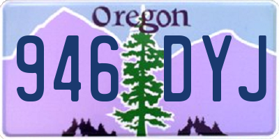 OR license plate 946DYJ