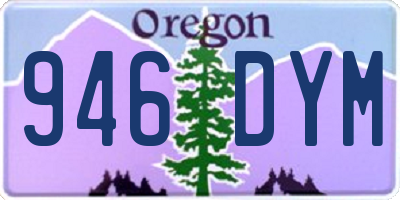 OR license plate 946DYM