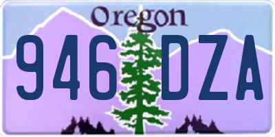 OR license plate 946DZA