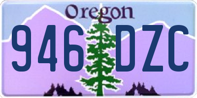 OR license plate 946DZC