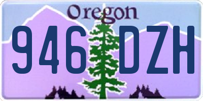OR license plate 946DZH