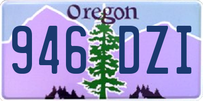 OR license plate 946DZI