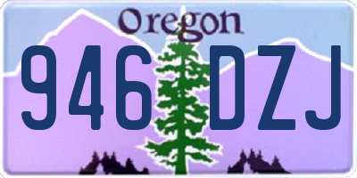 OR license plate 946DZJ