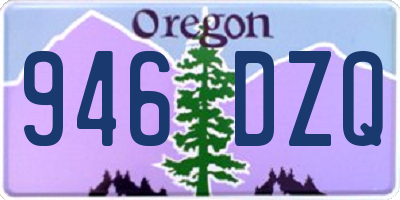 OR license plate 946DZQ