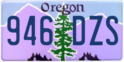 OR license plate 946DZS