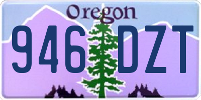 OR license plate 946DZT