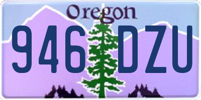 OR license plate 946DZU