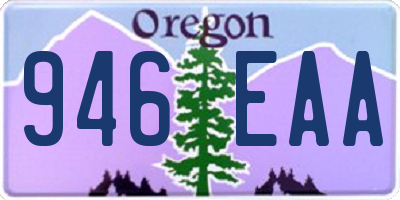 OR license plate 946EAA