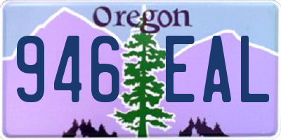 OR license plate 946EAL