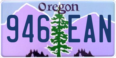 OR license plate 946EAN