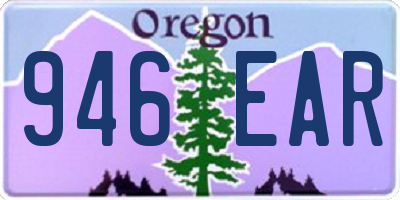 OR license plate 946EAR