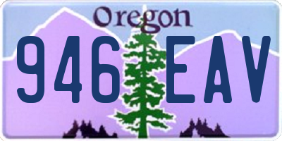 OR license plate 946EAV