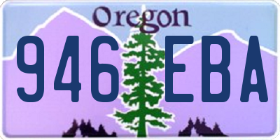OR license plate 946EBA