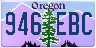 OR license plate 946EBC