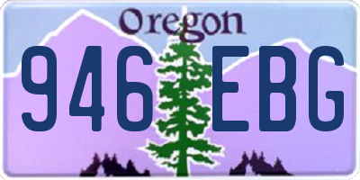 OR license plate 946EBG
