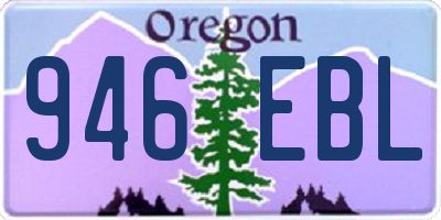OR license plate 946EBL