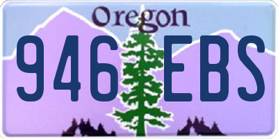OR license plate 946EBS