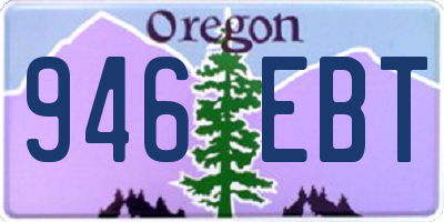 OR license plate 946EBT