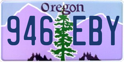 OR license plate 946EBY