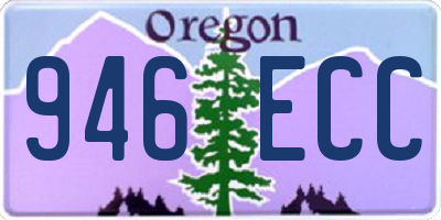 OR license plate 946ECC