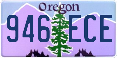 OR license plate 946ECE