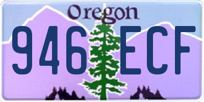 OR license plate 946ECF