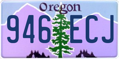 OR license plate 946ECJ