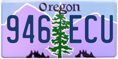 OR license plate 946ECU