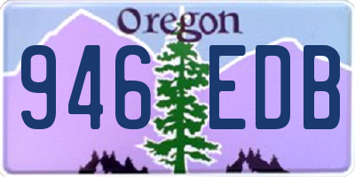 OR license plate 946EDB