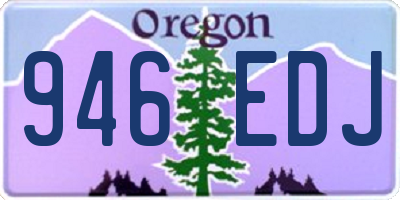 OR license plate 946EDJ
