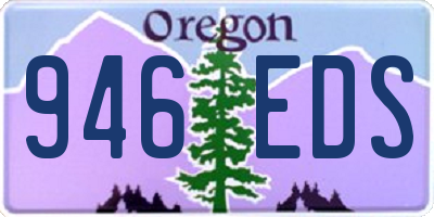OR license plate 946EDS
