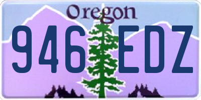 OR license plate 946EDZ