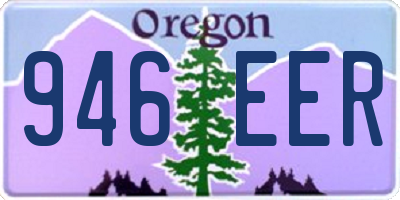 OR license plate 946EER