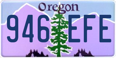 OR license plate 946EFE