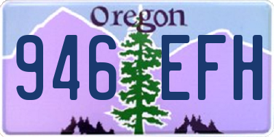 OR license plate 946EFH