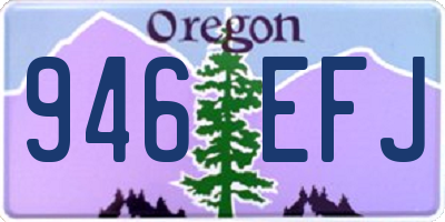 OR license plate 946EFJ