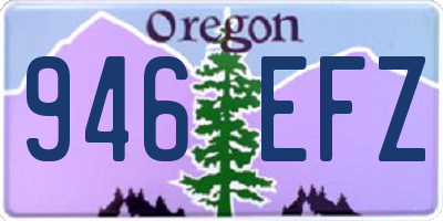 OR license plate 946EFZ